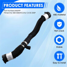 Car Air Conditioning Tube Heater Water Hose 6466WF for 308 3008 RCZ C4 200P