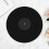 Tapete de Vinil para Toca-Discos de 12 Polegadas, Tapete Antiestático para Discos de Vinil, Absorve Choques, Preto 3