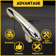 Car Exterior Door Handle 735451696, 735592014,68069942AB for 500 2012-2019 Front Passenger Side
