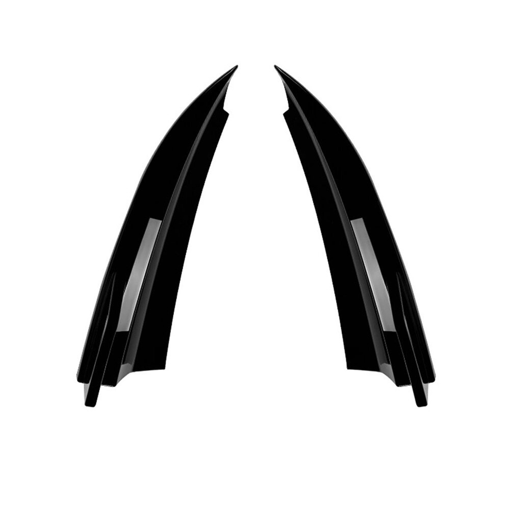 Car Rear Bumper Lip Diffuser Splitter Winglet Apron Spoiler For W204 Amg 2008-2014 Glossy Black 6033650023796