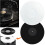 Tapete de Vinil para Toca-Discos de 12 Polegadas, Tapete Antiestático para Discos de Vinil, Absorve Choques, Preto 2