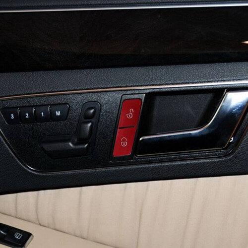 1 Pair Red Door Lock  Button Lock  2049058402 for - C-Class E-Class GLK-Class W204 W207 W212 1