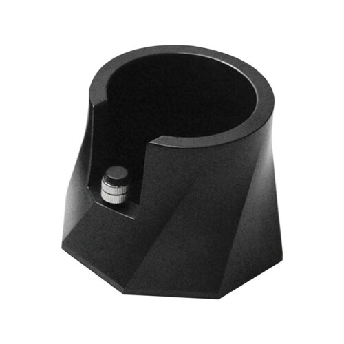 Spiral Black Tamp Base, Espresso Machine Handle Storage Base, Height Adjustable, Non-Slip Bottom