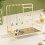 Schmuck-Organizer, Schmuck-Display, Modisches Armband-Display, Schmucktablett, Gold 5