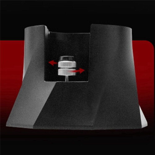 Spiral Black Tamp Base, Espresso Machine Handle Storage Base, Height Adjustable, Non-Slip Bottom 1