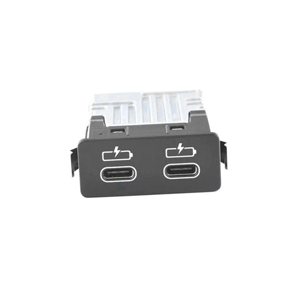 For 3 Series G20 G21 2019-2021 Car Central Console Rear Type-C Socket Dual Port 84108711938 6031503406109
