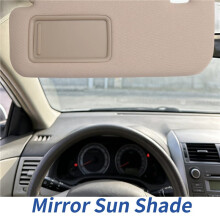 For Auris 2007 - 2013 Car Interior Sun Visor with Mirror Sun Shade Left Driver Side Beige