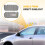 For   2007 - 2013 Car Interior Sun Visor with Mirror Grey Sun Shade Left Right Driver Passenger Side 6
