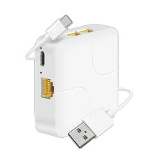Universal Network Cable Extension Ethernet Splitter High Speed Usb C Power Gigabit Internet Rj45 Splitter Adapter 1 to 4