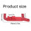 Steering Servo Mount Bracket Support Servo Mount Bracket for 1/10  Trx4 -4 Crawler RC Upgrade Parts Red 7