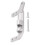 Steering Servo Mount Bracket Support Servo Mount Bracket for 1/10  Trx4 -4 Crawler RC Upgrade Parts Silver 5