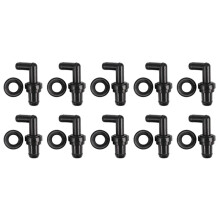 10 Stuks 90 Graden PCV-Klep en Doorvoertuleset voor / voor 17130-PM6-003 + 17139-PK1-000