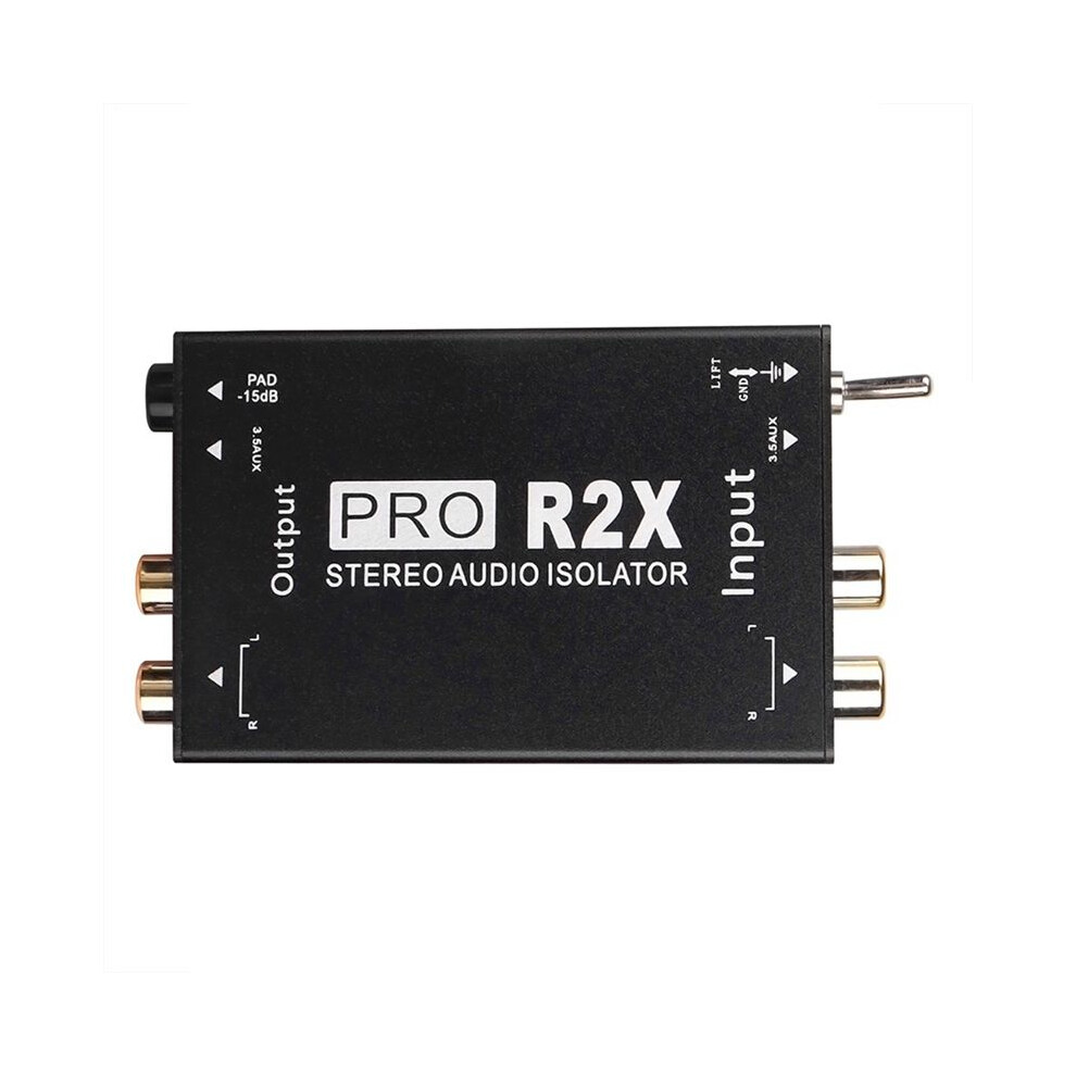 3.5Mm+Rca Audio Isolator Audio Current Acoustic Isolator Audio Noise Eliminator Common Ground Isolator Automobile 6132050871874