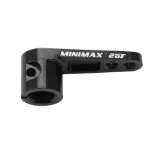 Cnc Aluminum 25T Servo Horn Steering Arms for TRX4 RC Crawler Truck,Black