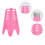 10Pcs  Mat Tees, Simulator Tees,Practice  Tees for Driving Range,Home  Tees for  Training,Yellow L 5