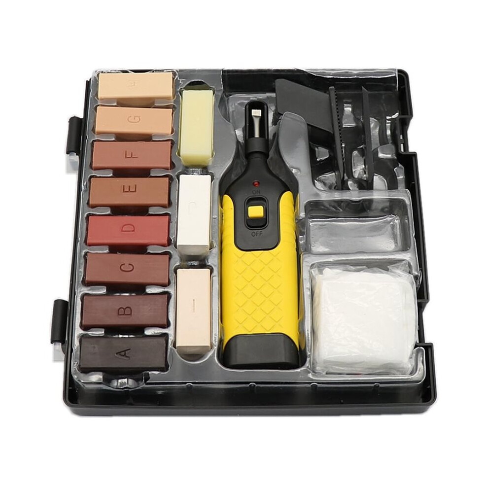 Laminate Floor Repair Kit, Wax Heatinggun For Laminate Worktop Flooring Pvc Vinyl Floor Repair Kit Wax Repair Kit 6032022704110