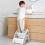 Folding Toddler Step Stool for Bathroom and Potty Training,Anti-Slip, Anti-Tip A-Frame Design with 10-Second Setup 7