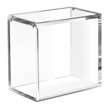 Acrylic Box Display Stackable Dust-Proof Collector Storage Protector with Lid Magnetic for Collectibles and Figure Card