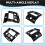 Kit de Painel Estéreo Double Din de 9 Polegadas para   2007-2016, Incluindo Moldura Do Console e Painel Frontal Do Rádio. 6