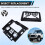 Kit de Painel Estéreo Double Din de 9 Polegadas para   2007-2016, Incluindo Moldura Do Console e Painel Frontal Do Rádio. 5