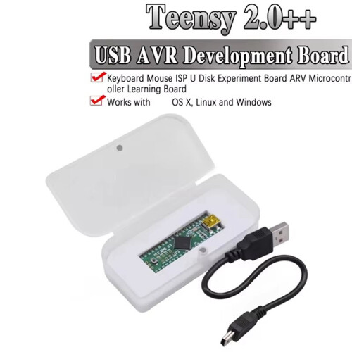Teensy 2.0++ USB AVR Development Board ISP U Disk Keyboard Mouse Experimental Board AT90USB1286 for 1