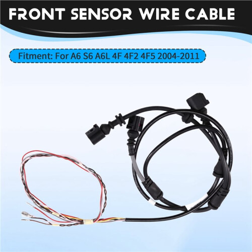 4F0972252A for  A6 S6 A6L 4F 4F2 4F5 FRONT SPEED SENSOR WIRING SET 4F0 972 252A 2004-2011 1