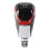 For   8 Manual Shift Knob Cover 5/6 Speed Genuine Leather Gear Shift  Red Electroplating 5 Speed 1
