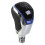 For   8 Manual Shift Knob Cover 5/6 Speed Genuine Leather Gear Shift   Electroplating 5 Speed 3
