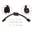 VCM Control Module Harness Plug Kit for   2013+,  2009+, Accord 2008+,Ridgeline 2007+,  2007+ 3