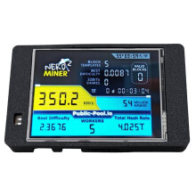 355KH/S NerdMinerV2 Solo Miner 2.8 Inch Display Bitcoin Crypto Solo Lottery Miner Upgraded Harshrate BTC Miner A