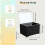 Plastic Container with Lock and Sign Holder Suggestion Box Acrylic Solid Donation Box Durable Ballot Box Voting 5