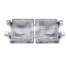 1Pair Chrome Front Turn Signal Side Corner Lights Shell 918045 918046 for Chevy Pickup Truck 83-88 GM2520110