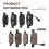 1 Set Brakes 7E0698151 7E0698151B 7E0698151D for   A4 C5 C6 7