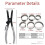 Universal Fastener Clamp Cylinder Piston Ring Compressor Car Repair Tool Kit Automotive Disassembly Tools 6