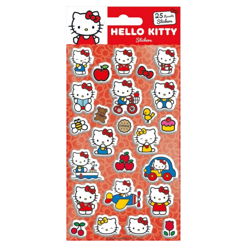 Hello Kitty Hello Kitty Puffy Sticker Sheet (Pack of 25)