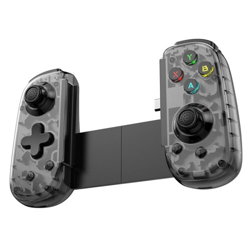 D6mini Wireless Gaming Stretching Controller for /PC/Android/IOS Hall Joysticks Foldable Type-C Gamepad A