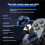 D6mini Wireless Gaming Stretching Controller for /PC/Android/IOS Hall Joysticks Foldable Type-C Gamepad A 6