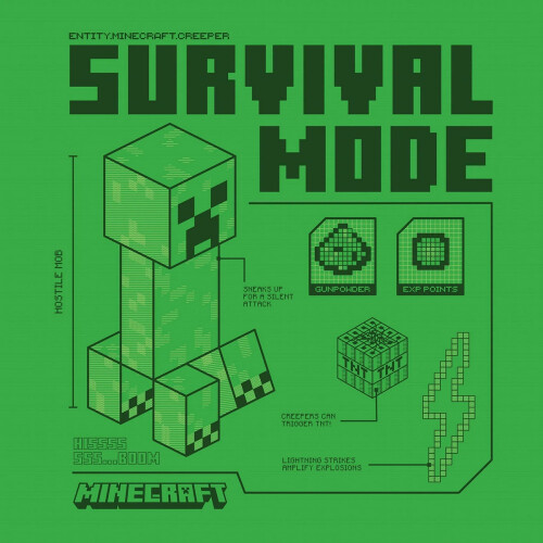 Minecraft Minecraft Creeper Canvas Print