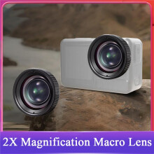 LS-68 2X Macro Lens for Osmo Action 5 Pro Multicoated HD Optical Glass Close- Filter for Plants Detail Vlogging