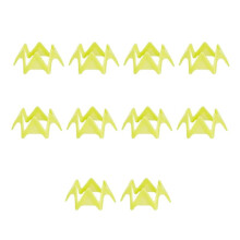 10Pcs  Mat Tees, Simulator Tees,Practice  Tees for Driving Range,Home  Tees for  Training,Yellow S