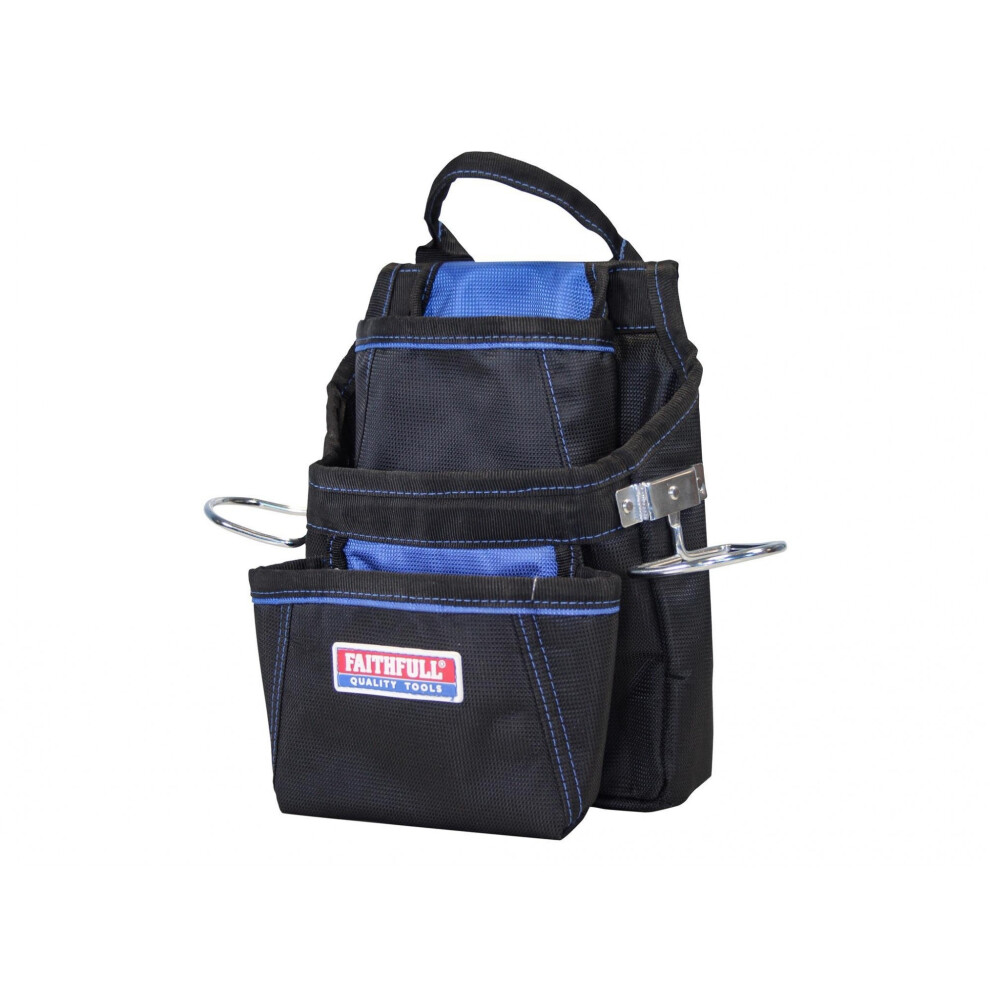 Faithfull Fasteners Pouch 2100D Nylon Multicoloured