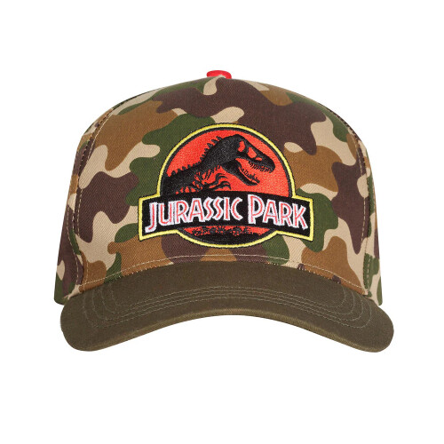 Jurassic Park Jurassic Park Camo Logo Baseball Cap