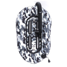 30Lbs Scuba Diving Schnorcheln Donut Wing Single Tank BCD Auftriebskompensator Professionelle TaucherausrüStung,Schneetarnung