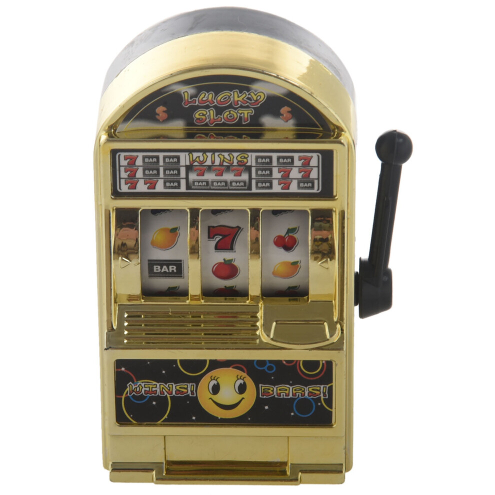 Casino Jackpot Fruit Slot Machine Money Box Game Toy For Kids Adult Decompression Toys Slot Machine Toy Gold