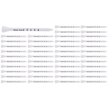 50Pcs Professional  83Mm White  Wood Tees Accessories  Training Aids