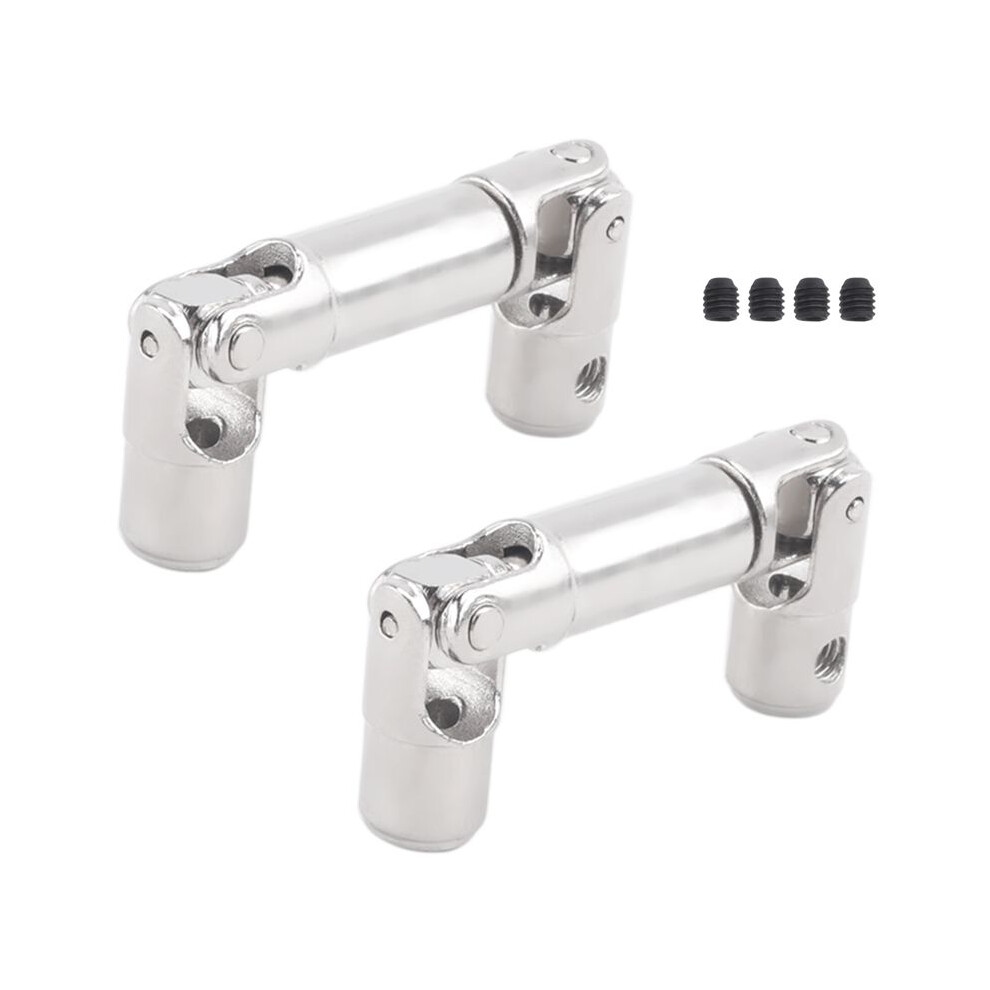 2Pcs Upgrade Metal Driving Shaft For Wpl Henglong 1/16 Rc Car Parts Crawlers Truck, Silver 6032556318920