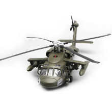 Legering Gegoten Gewapend Helikoptergevechtsmodel met Geluid en Licht Kinderspeelgoed