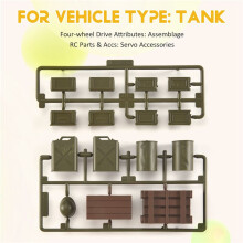 for 1/16 Henglong Tank 3898-1 USA Sherman M4A3 RC Tank Plastic Soldier Accessories Parts Bag