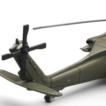 Legering Gegoten Gewapend Helikoptergevechtsmodel met Geluid en Licht Kinderspeelgoed