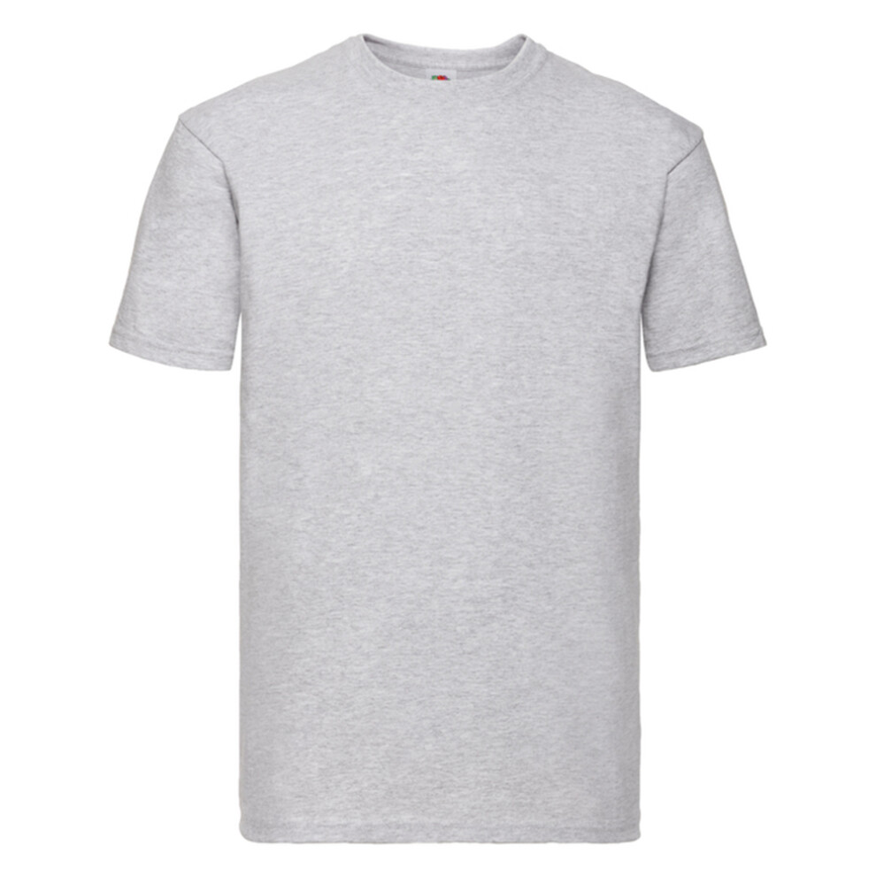 Fruit Of The Loom Unisex Adult Super Premium T-Shirt Grey